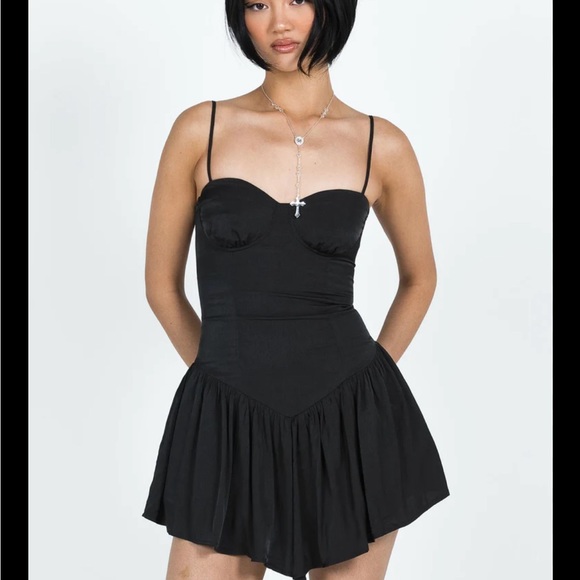 Revolve Toby Heart Ginger Bustier Barbie Doll Skater Dress Size 4 - Picture 2 of 16